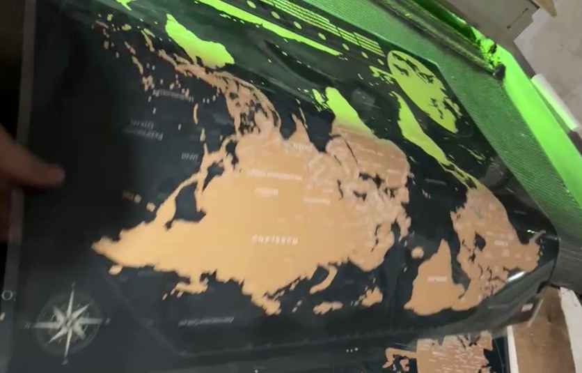 We Developed Maps of Various Materials