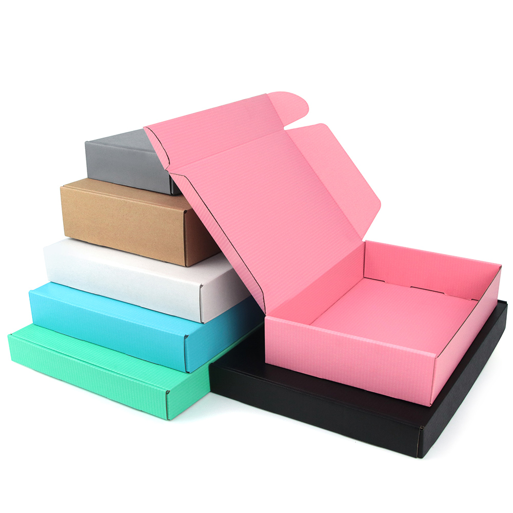 Wanhua Custom Logo Human Hair Kraft Clothing Packaging Mailer Box