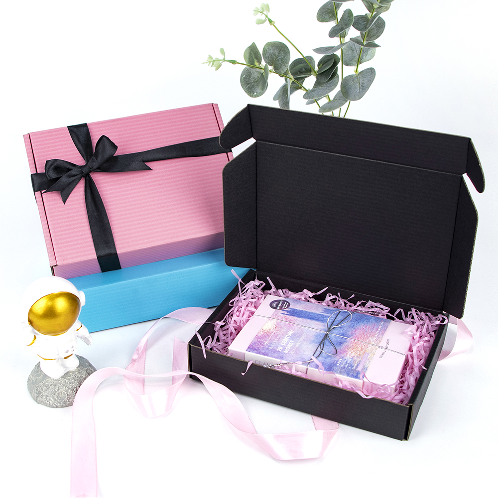 Wanhua Custom Logo Human Hair Kraft Clothing Packaging Mailer Box