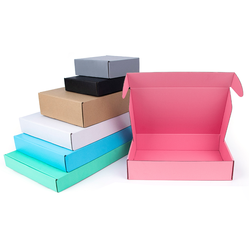 Wanhua Custom Logo Human Hair Kraft Clothing Packaging Mailer Box