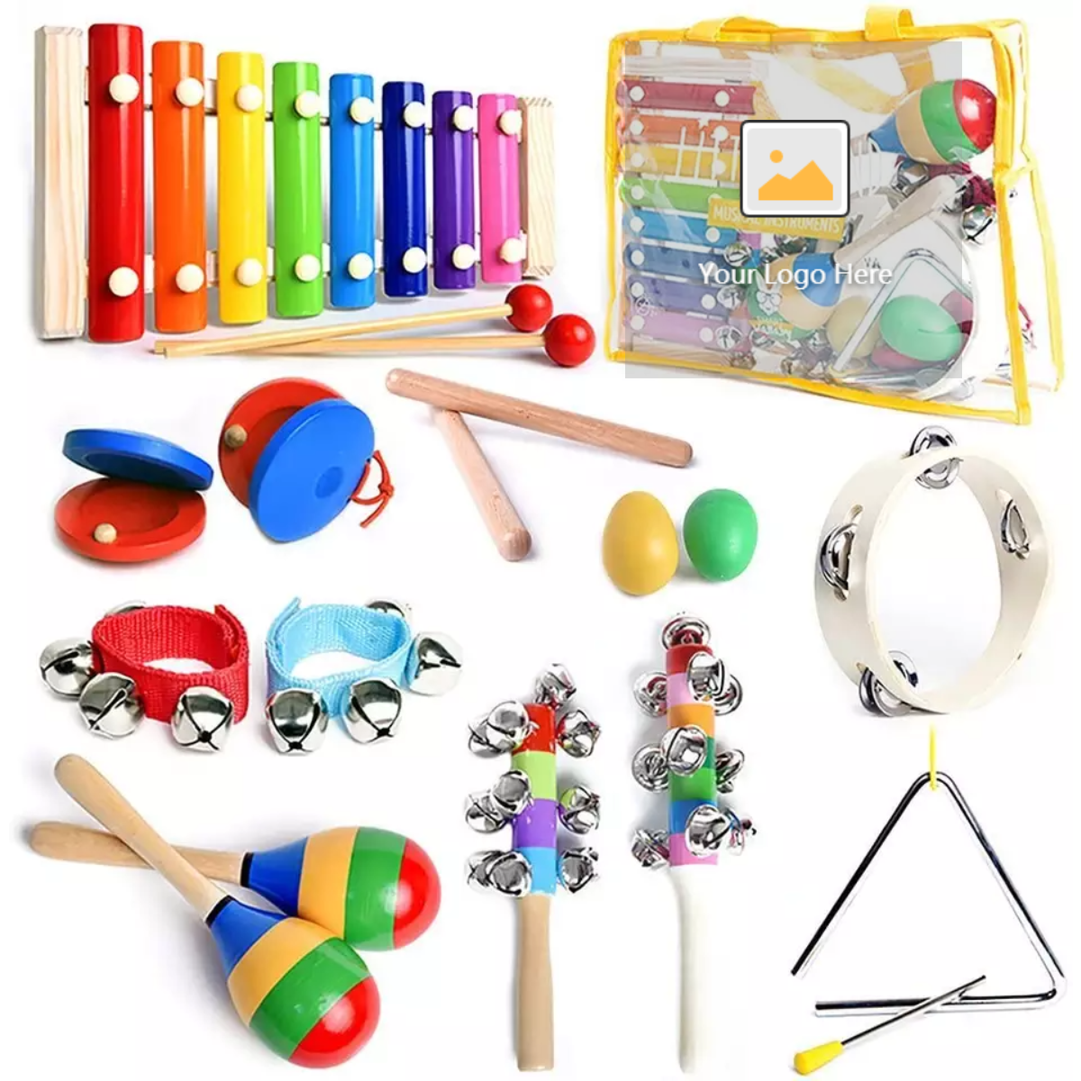 Wanhua Musical Instruments Wooden Instruments Preschool Educational Learning Musical Toys