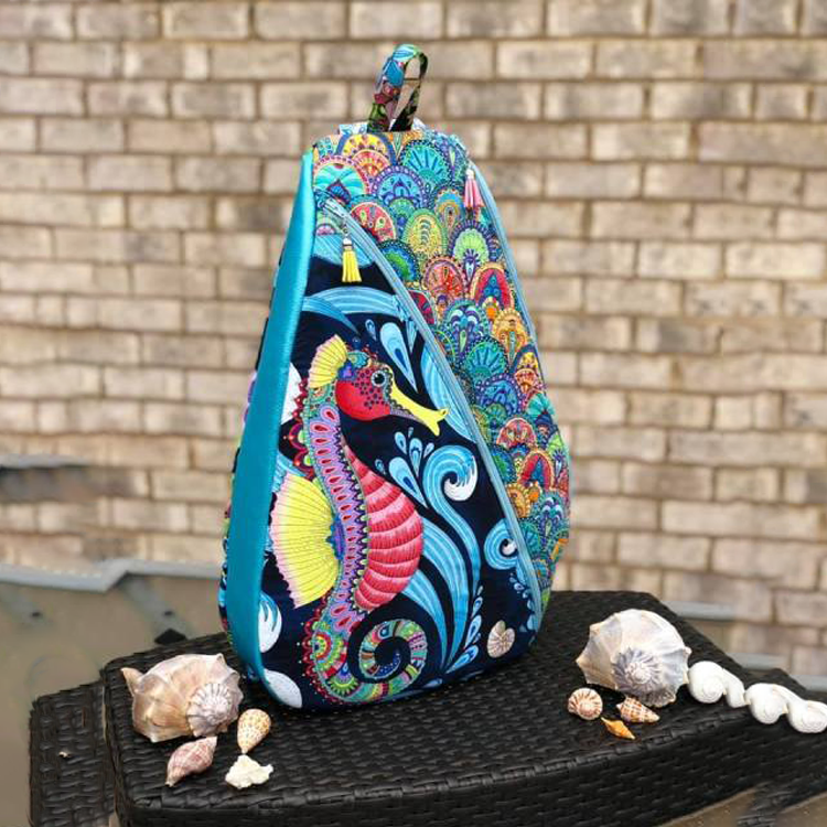 Wanhua 2021 Custom Design Lining One Shoulder Exercise Padel Bag Badminton Tennis Bag Backpack