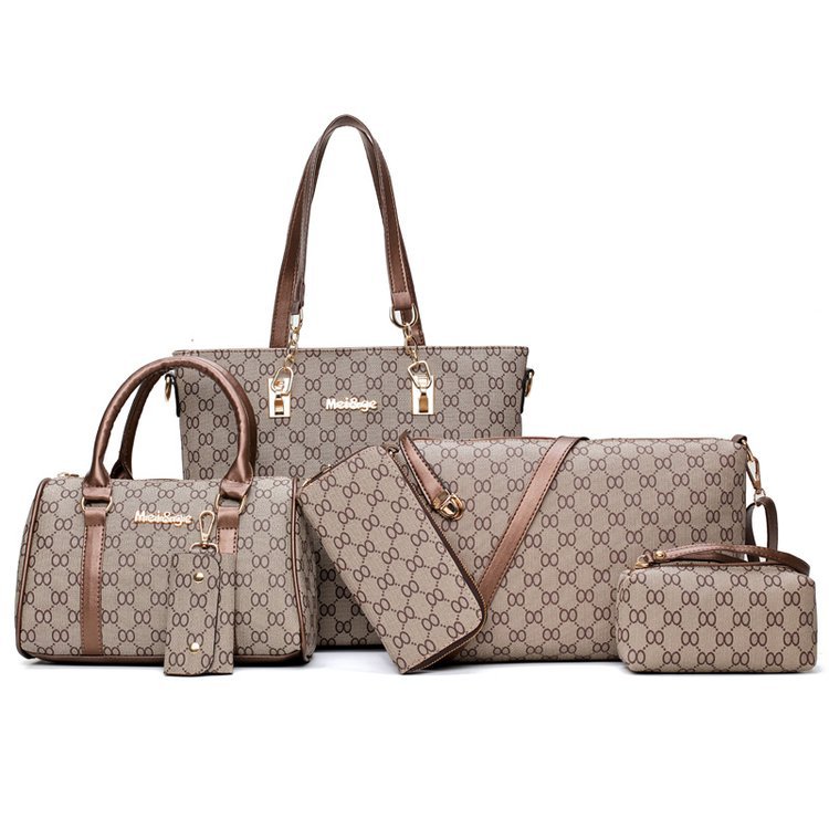 Wanhua wholesale women ladies hand bags leather handbag set