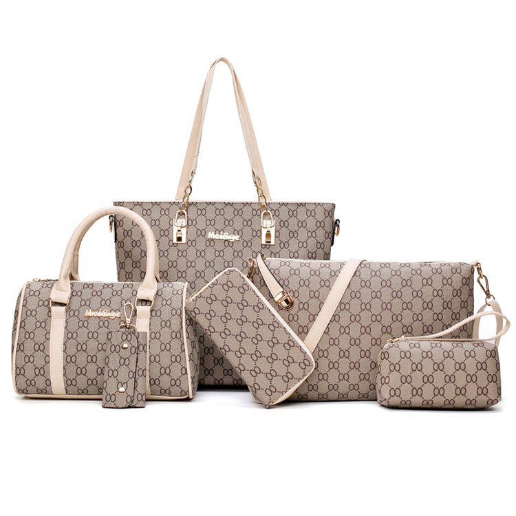 Wanhua wholesale women ladies hand bags leather handbag set
