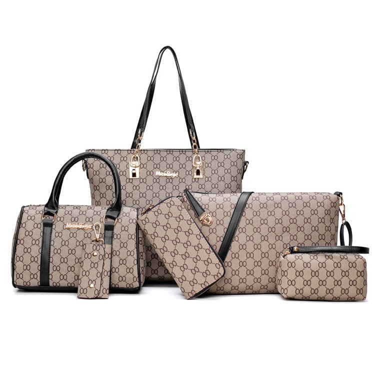 Wanhua wholesale women ladies hand bags leather handbag set
