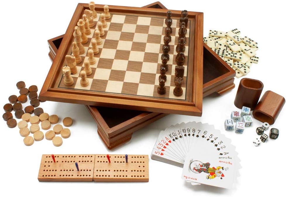 Wanhua Deluxe 7-in-1 Multifunction Board Games Set - Chess