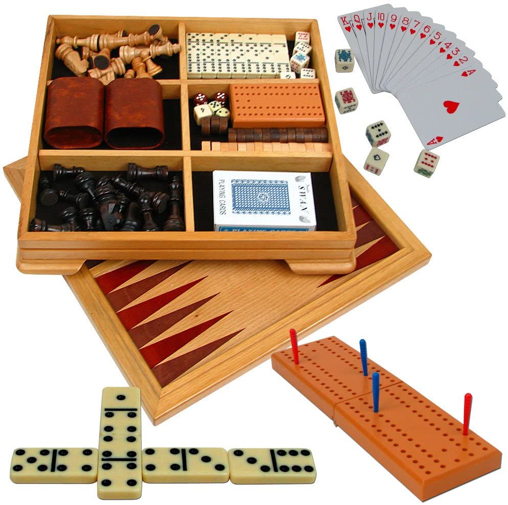 Wanhua Deluxe 7-in-1 Multifunction Board Games Set - Chess