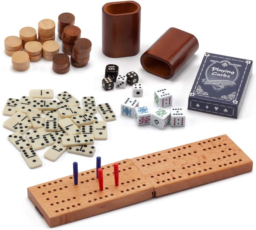 Wanhua Deluxe 7-in-1 Multifunction Board Games Set - Chess