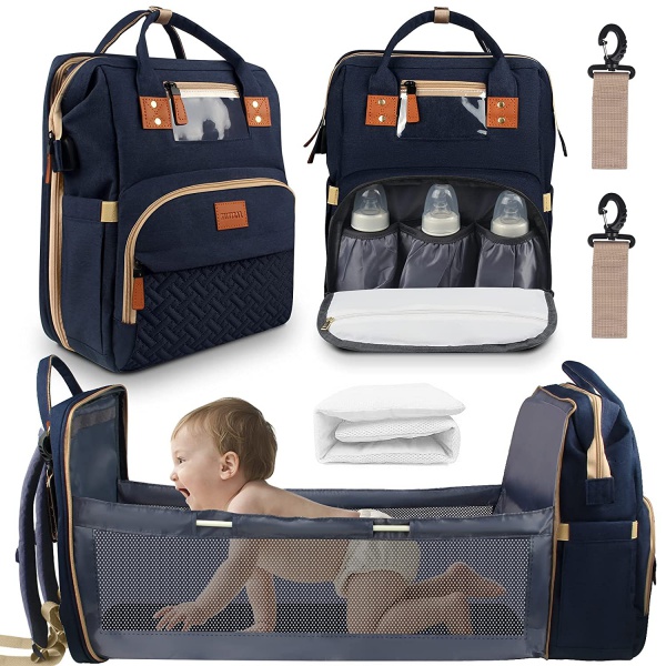 Wanhua Large capacity portable travel waterproof NUMEROUS pockets Maternity baby bag