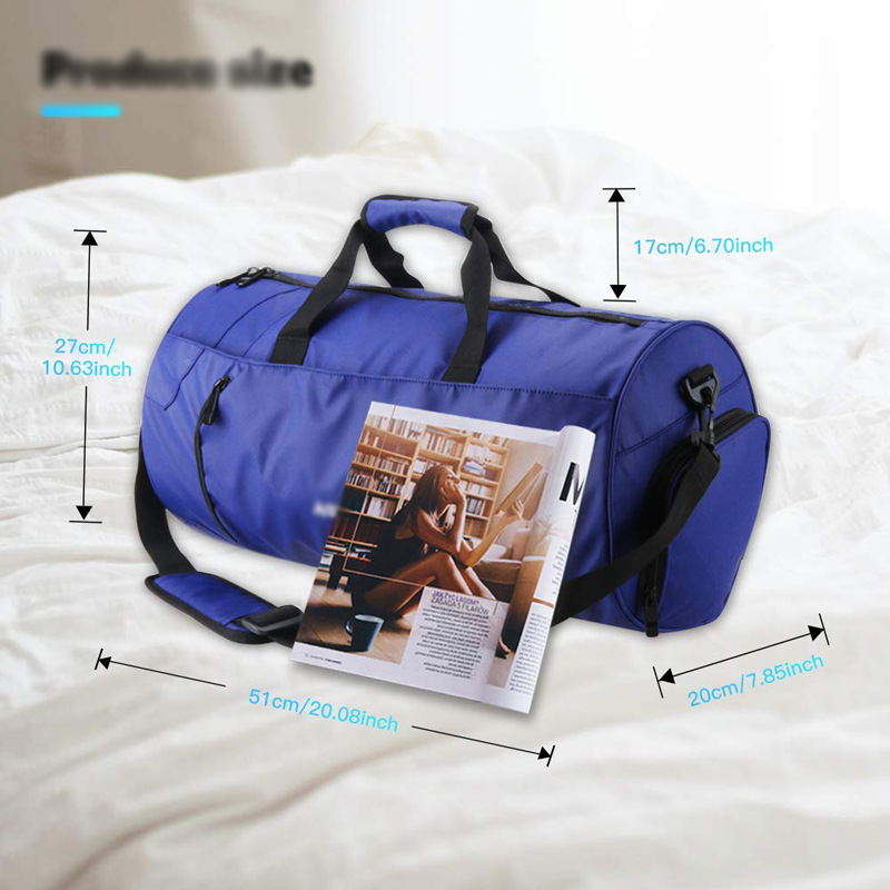 Wanhua fashion wholesale men gym bag custom logo duffle bag gym travel bag