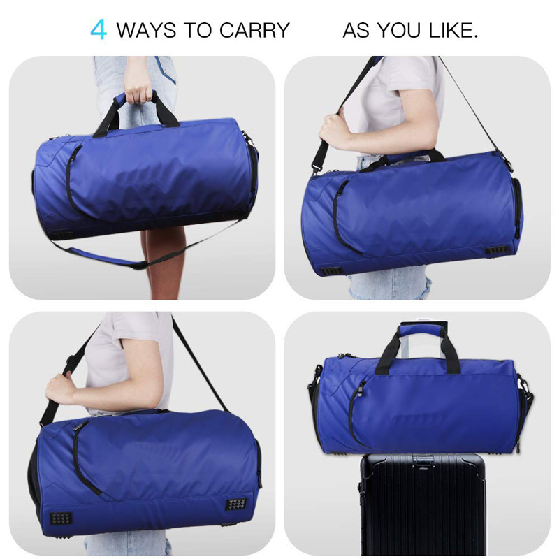 Wanhua fashion wholesale men gym bag custom logo duffle bag gym travel bag