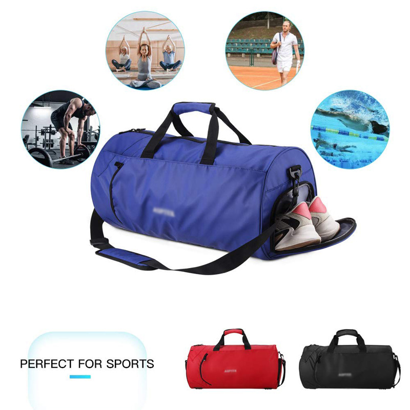 Wanhua fashion wholesale men gym bag custom logo duffle bag gym travel bag