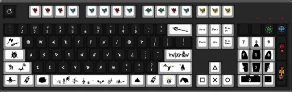 PTB Themed Customize High Quality Black and White Mechanical Keyboard Keycap