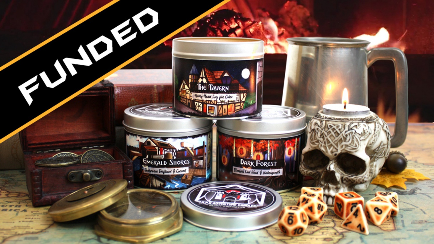Gaming Candles for Dungeons & Dragons, DnD & RPG Board Games