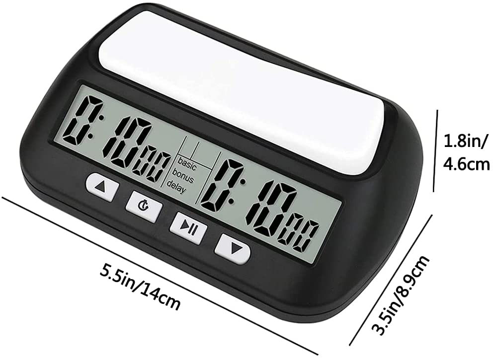 Wanhua traditional chess timer leap cheap wooden speed digital chess clock for games