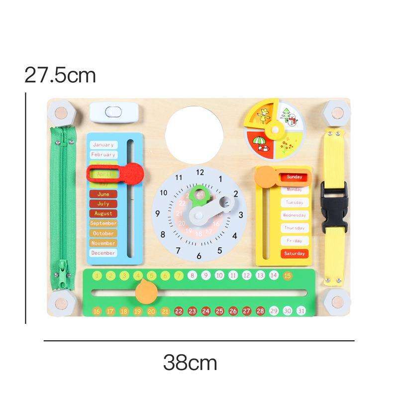 WANHUA educational personalized sensory toddler montessori busy board for kids