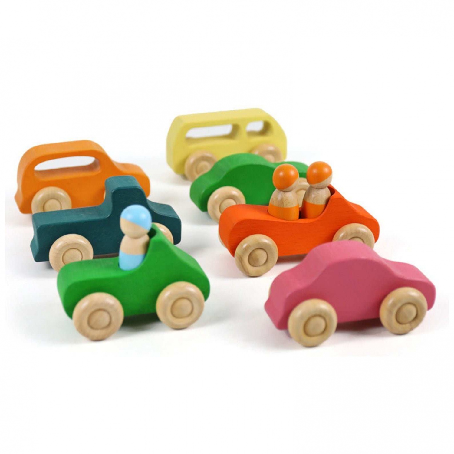 WANHUA montesori toys educational toys wooden wood car toy