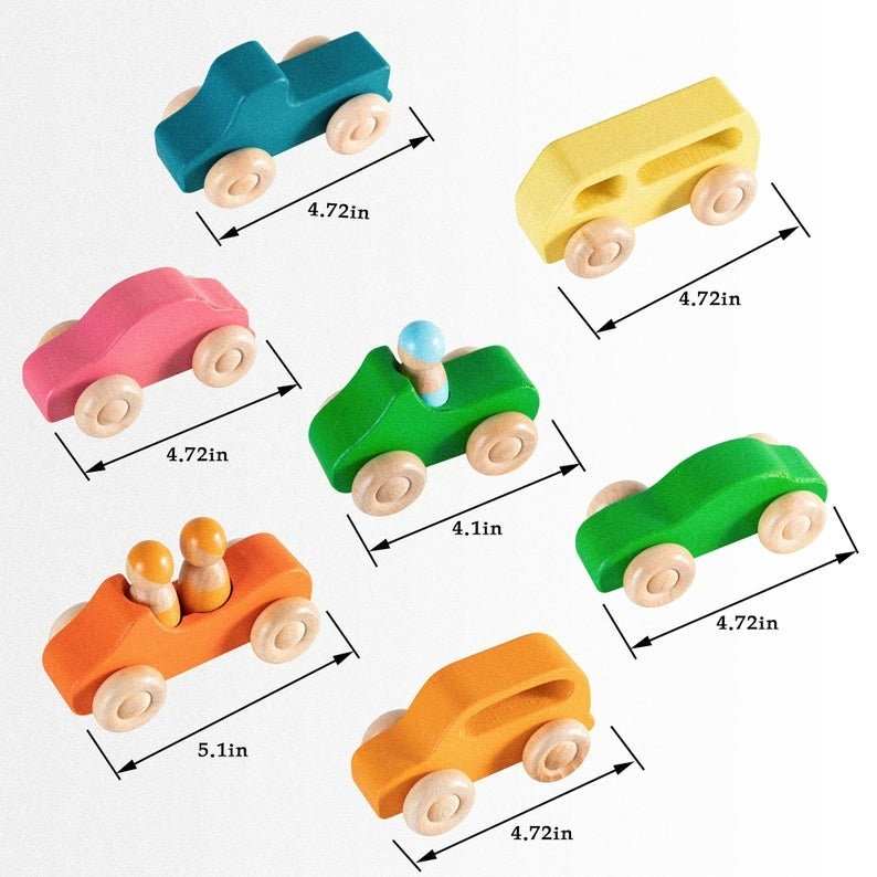 WANHUA montesori toys educational toys wooden wood car toy
