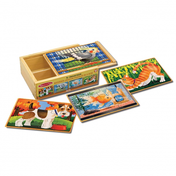 WANHUA kids 3d animals shaped wooden jigsaw puzzles for kids