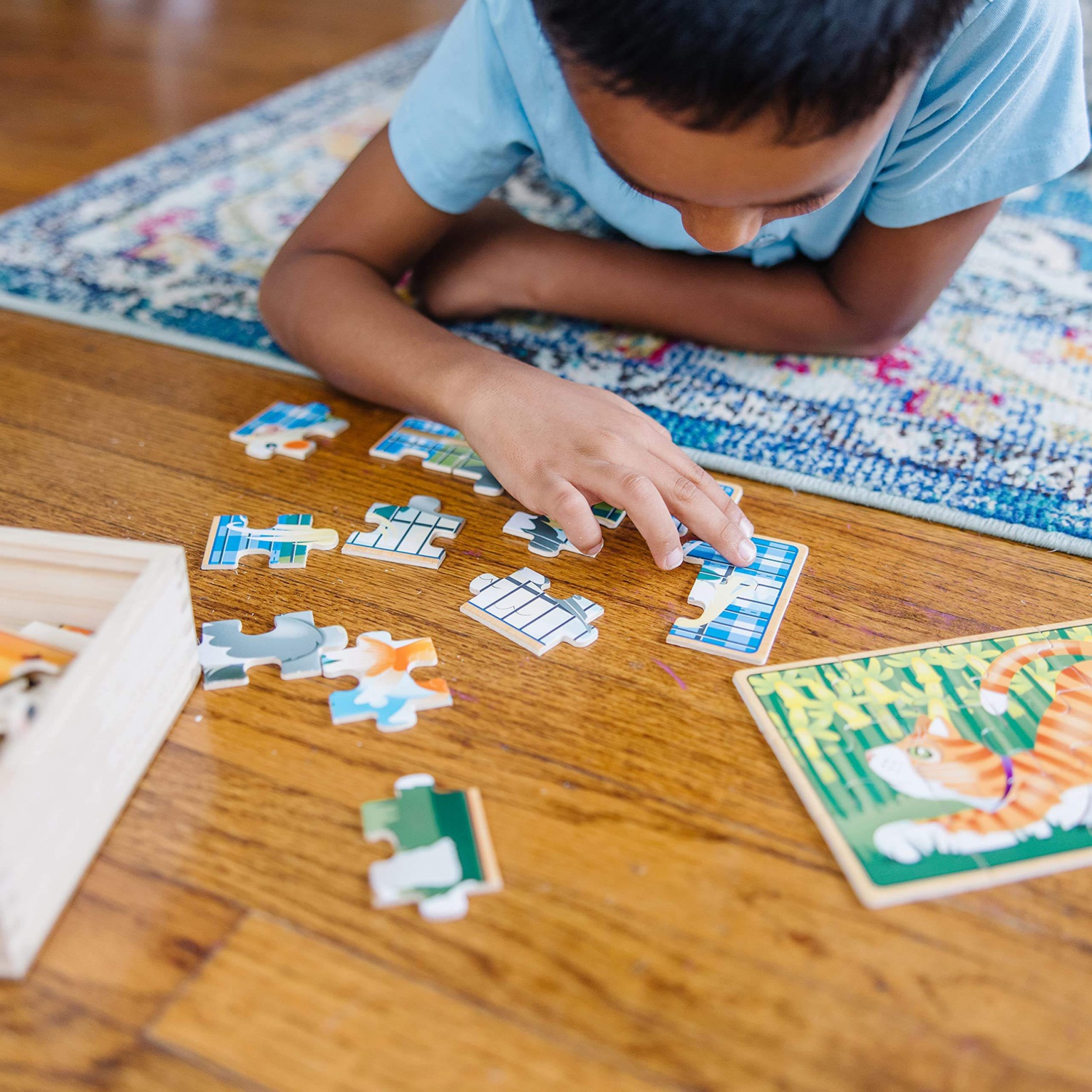 WANHUA kids 3d animals shaped wooden jigsaw puzzles for kids