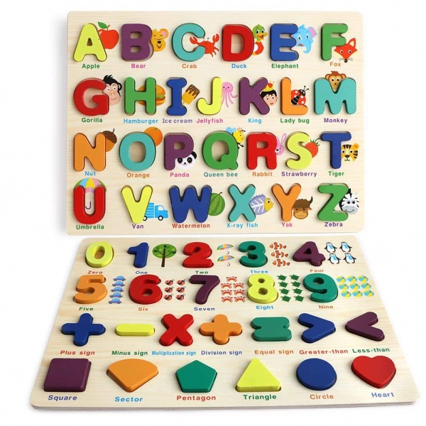 WANHUA wooden jigsaw puzzle educational toy diy kids wood puzzles board for baby