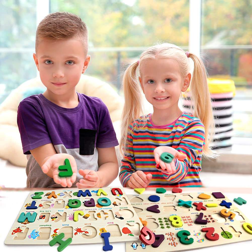WANHUA wooden jigsaw puzzle educational toy diy kids wood puzzles board for baby