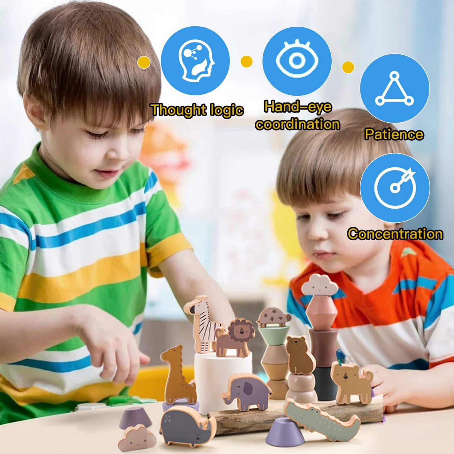 WANHUA baby montessori educational wooden toys for kids