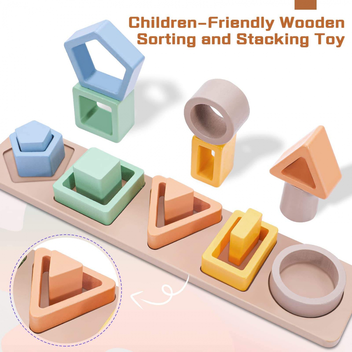 WANHUA wooden diy toys baby wood toys for kids educational
