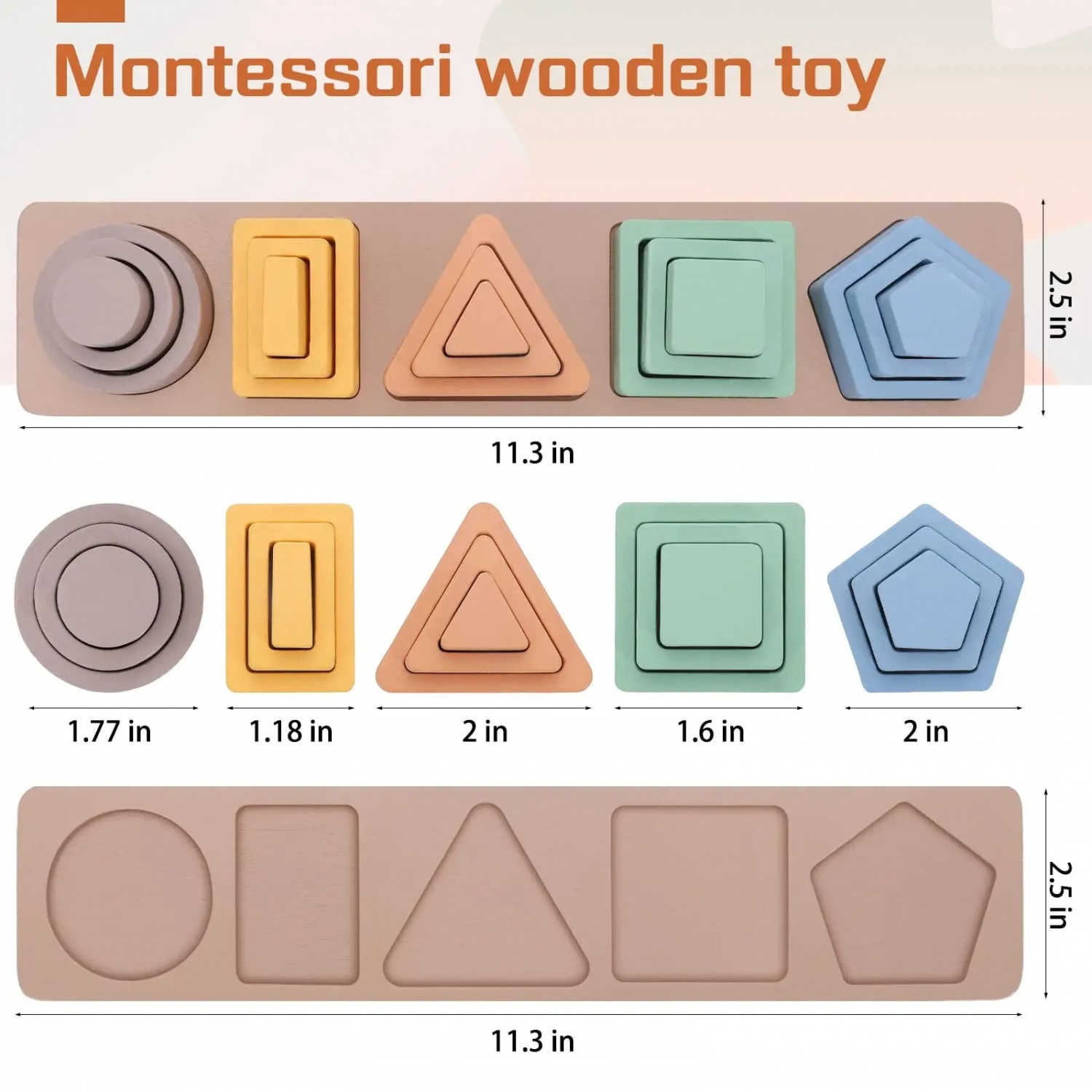WANHUA wooden diy toys baby wood toys for kids educational