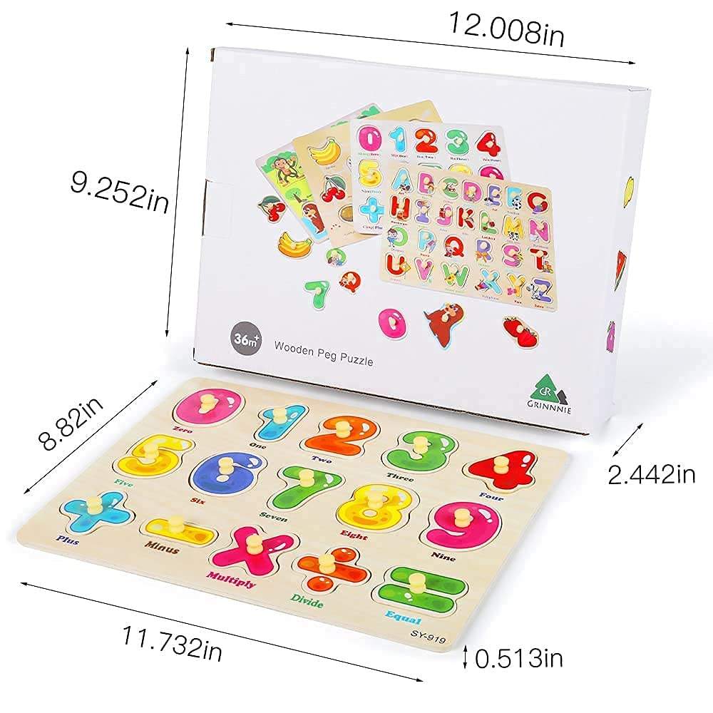 WANHUA 2023 children puzzle wooden spelling word letter games wood jigsaw puzzle educational kids toys