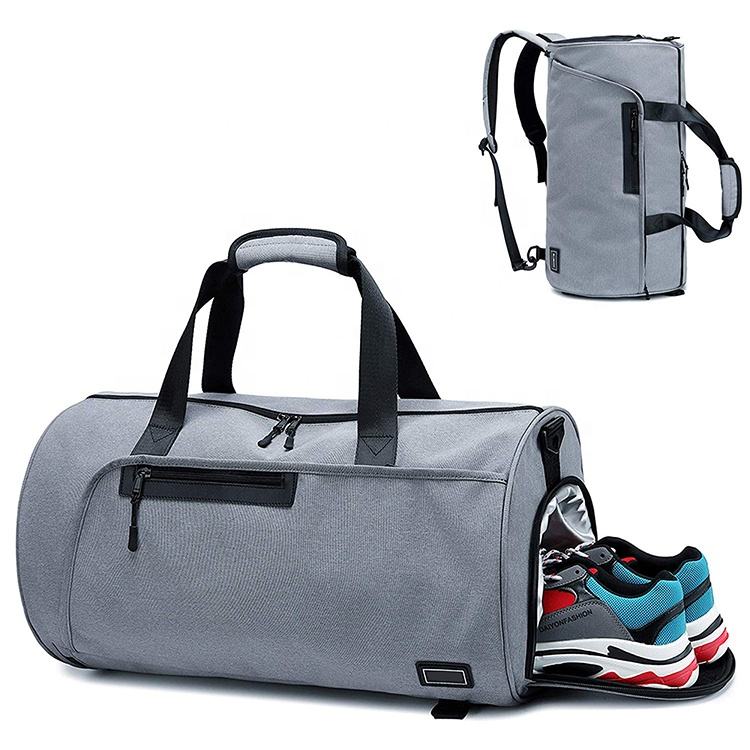 Carry-on Sports Gym Duffel Bag Custom Large Travel Luggage Duffle Tote Bag with Shoe Compartment