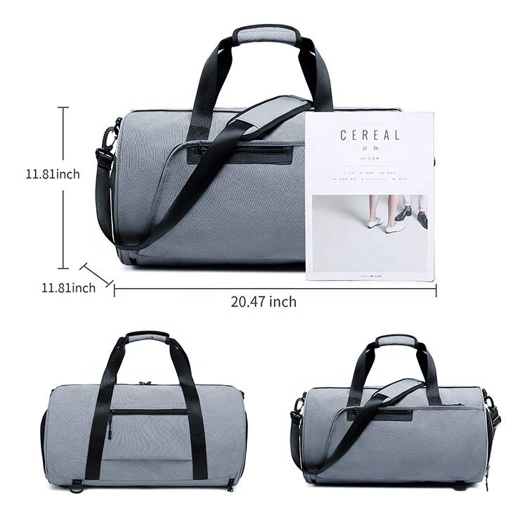 Carry-on Sports Gym Duffel Bag Custom Large Travel Luggage Duffle Tote Bag with Shoe Compartment