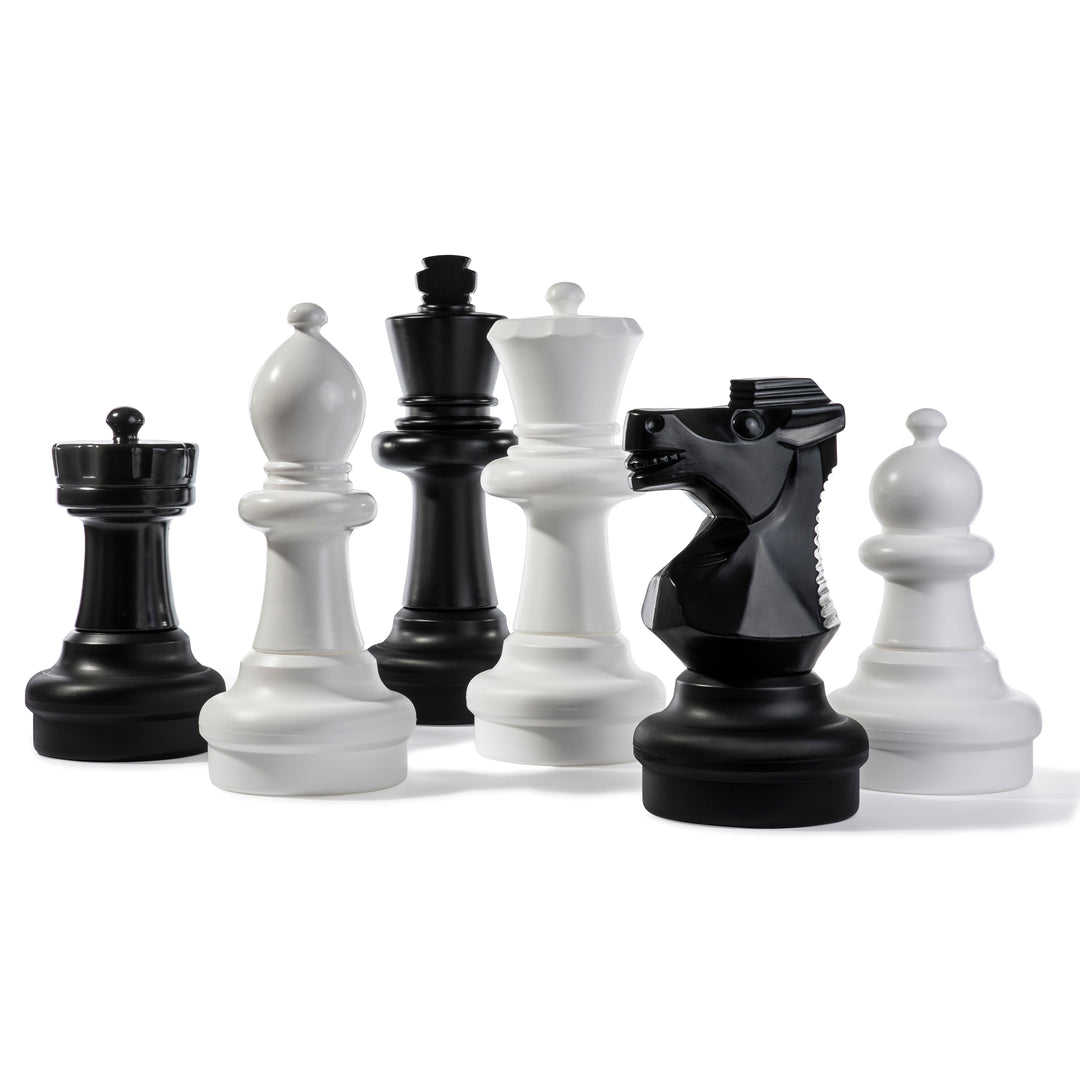 WANHUA large life size big chess set pieces giant outdoor chess set with foldable chess mat