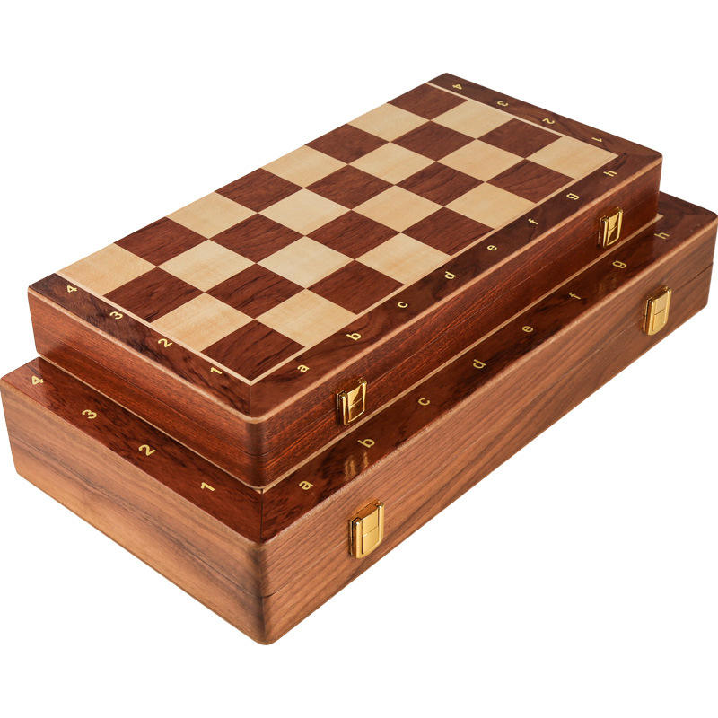WANHUA flying unique handmanmdecorative folding magnetic wooden chess set custom luxury international wooden chess pieces