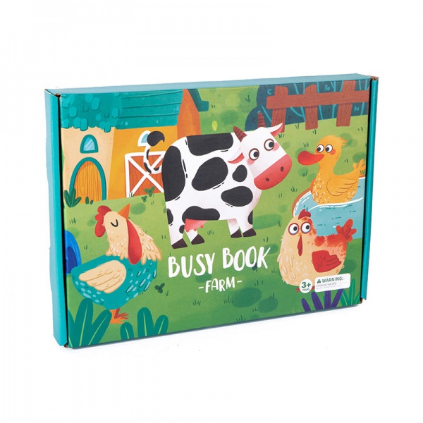 Wanhua Cpc High Quality Autism Preschool Toddler Quiet Book Montessori Felt Busy Book For Kids
