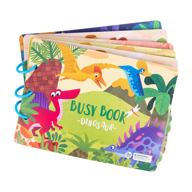 Wanhua Cpc High Quality Autism Preschool Toddler Quiet Book Montessori Felt Busy Book For Kids