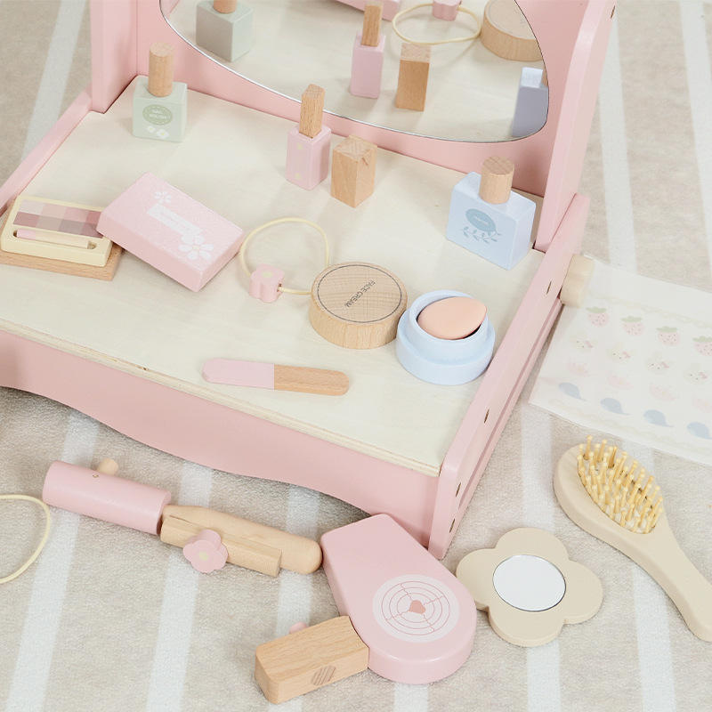 WANHUA high quality non toxic montessori early education kids make up wooden toys for children