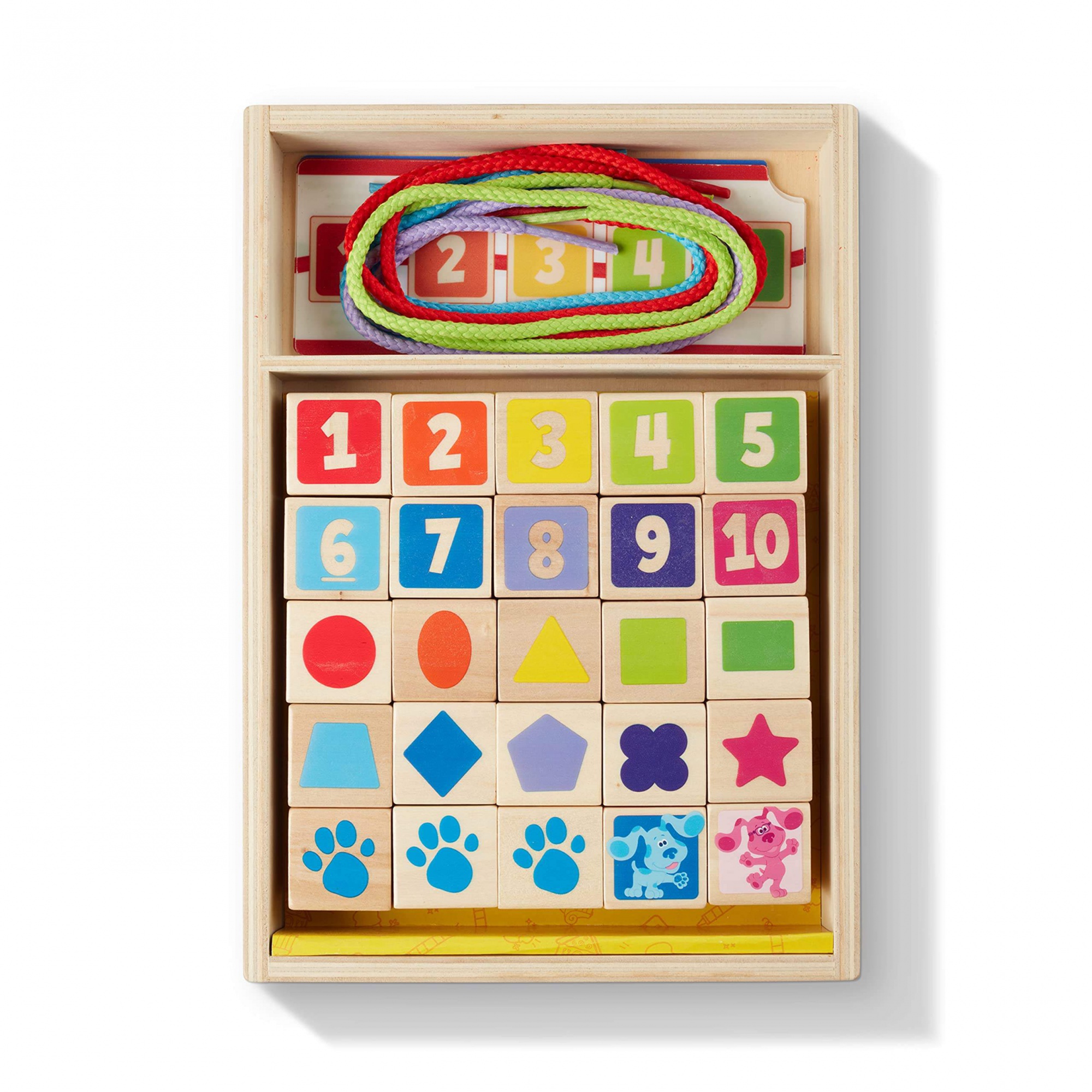 WANHUA Wooden Toys Table Math Blue's Clues Toys For Toddlers Fine Motor Skills Toys For Kids Ages 3+