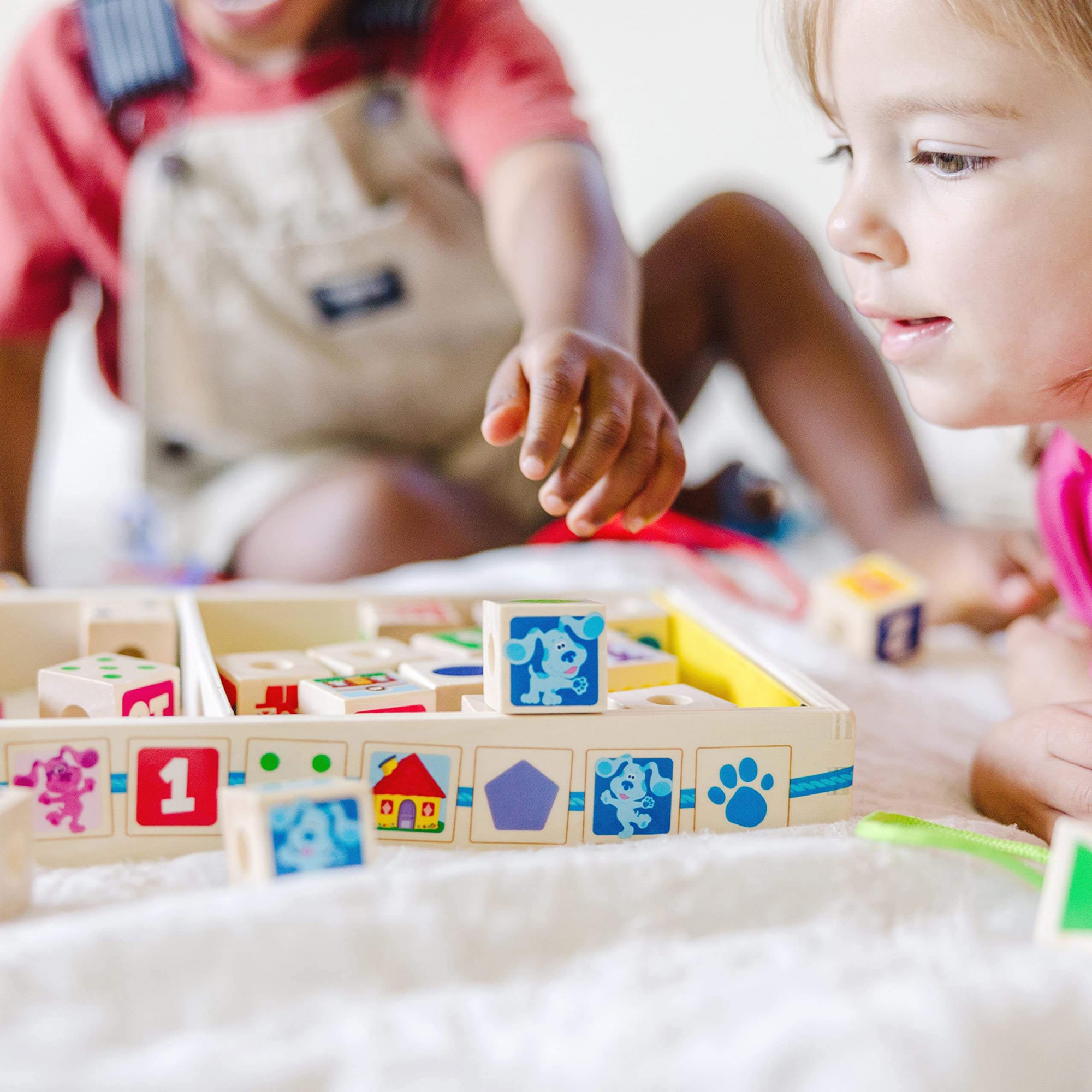 WANHUA Wooden Toys Table Math Blue's Clues Toys For Toddlers Fine Motor Skills Toys For Kids Ages 3+