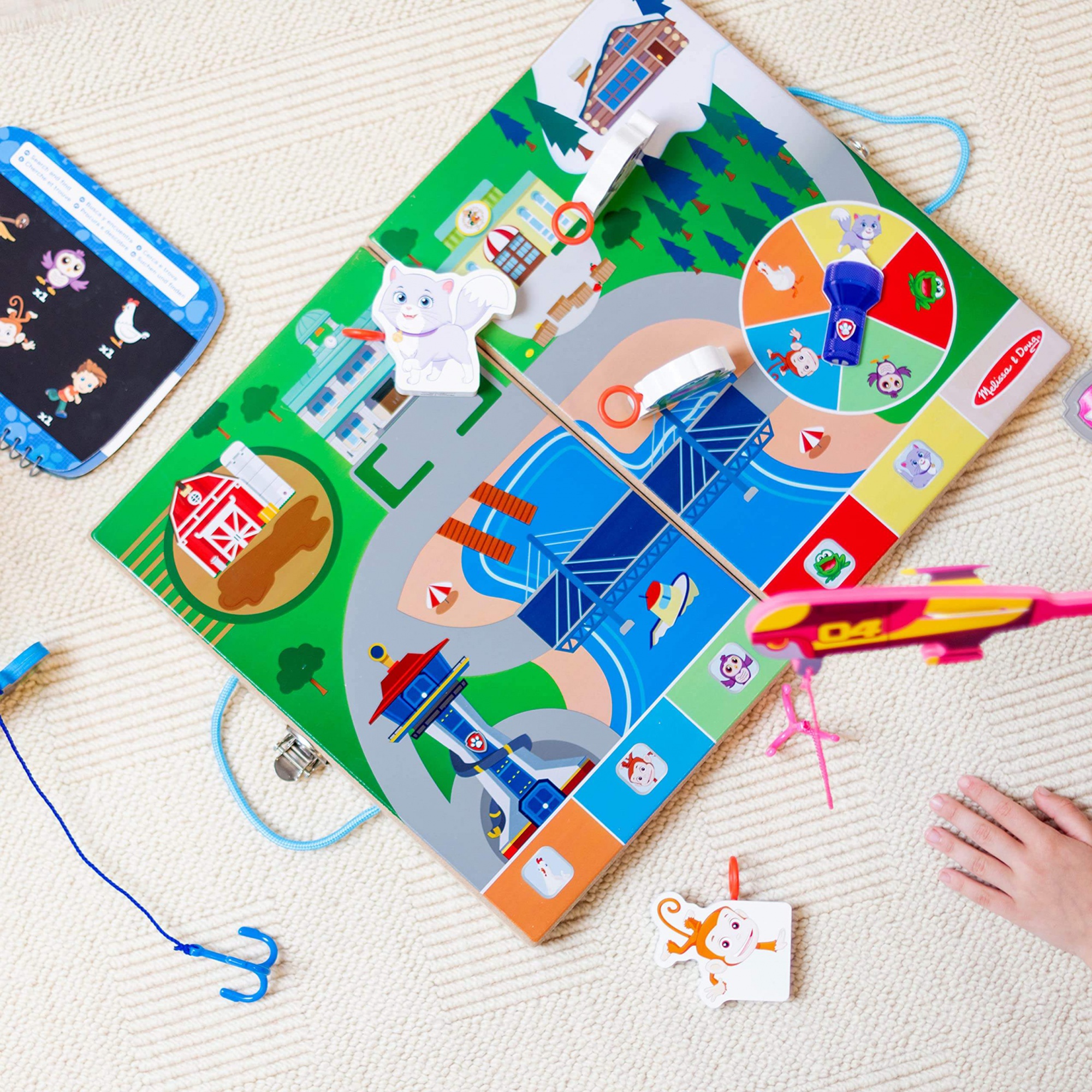 WANHUA Educational Toys Patrol Travel Game Portable Games Toys For Kids Ages 3