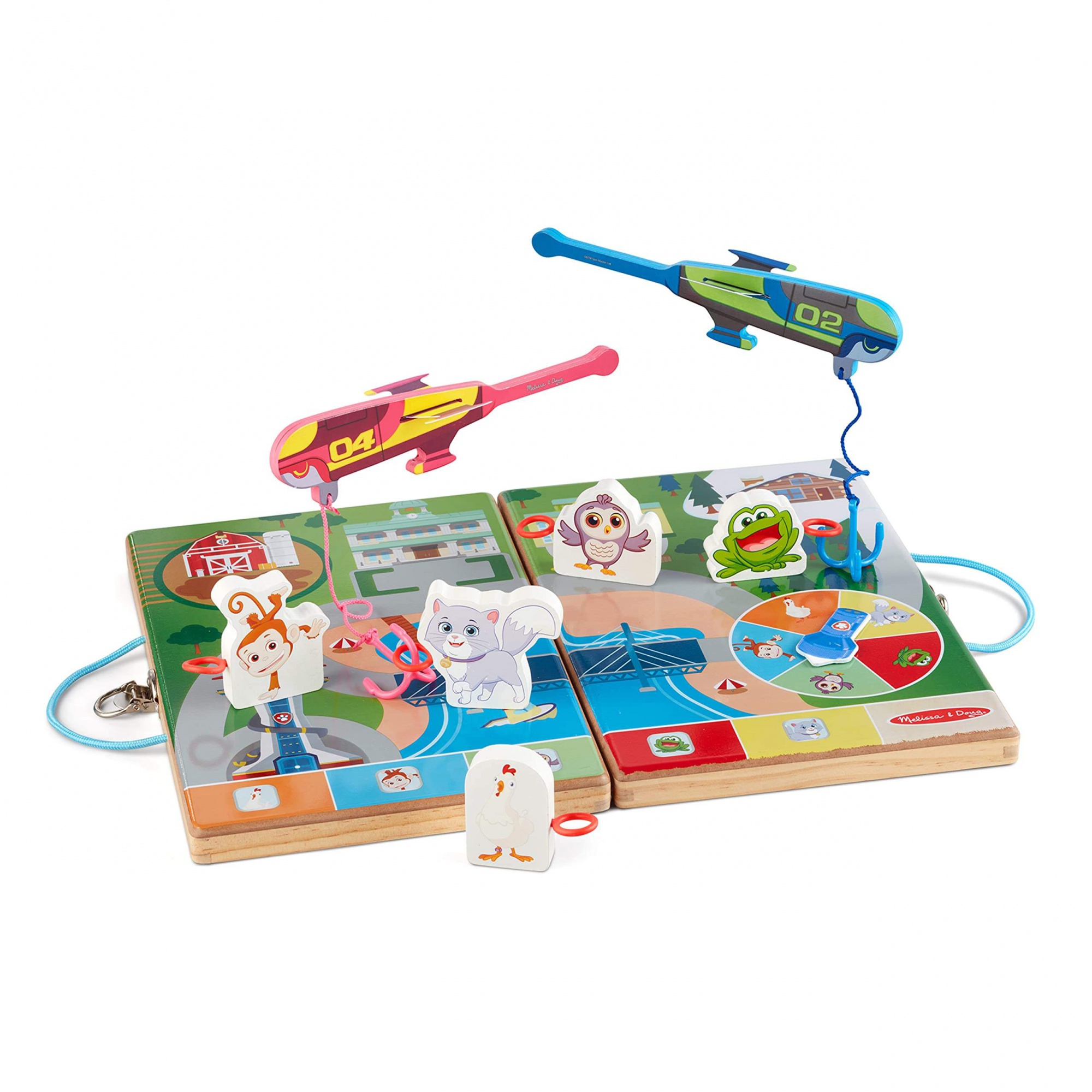 WANHUA Educational Toys Patrol Travel Game Portable Games Toys For Kids Ages 3