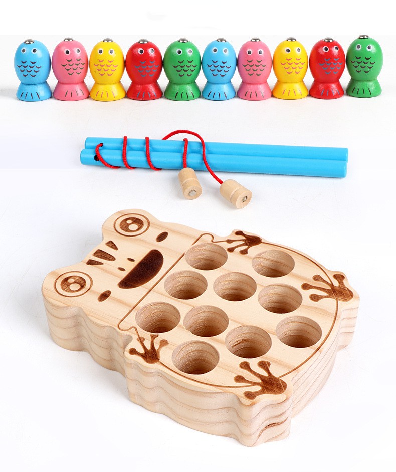 WANHUA wooden stacking toys toddler balancing montessori toys for baby