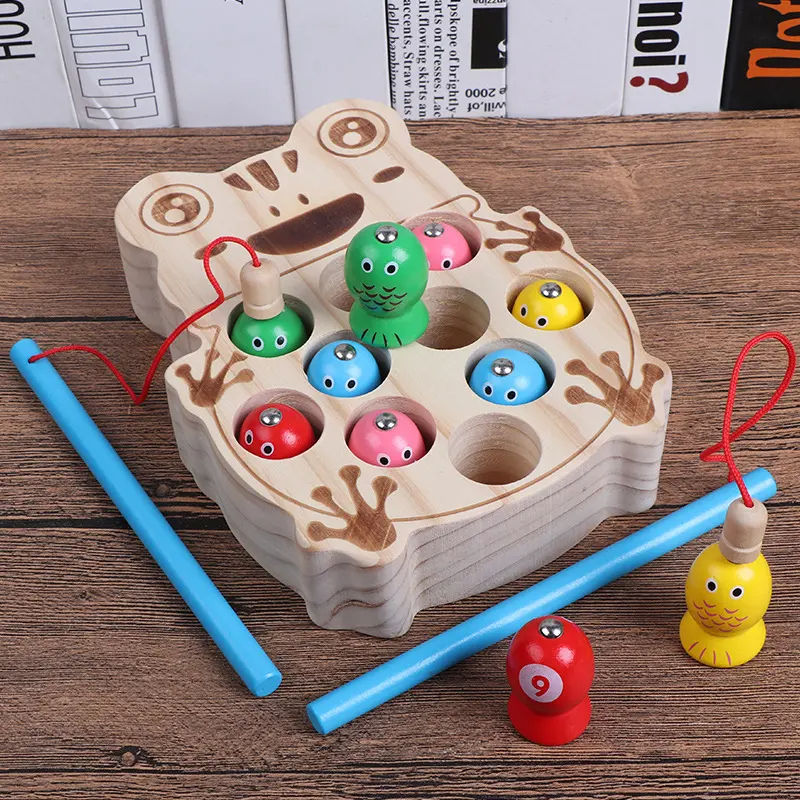 WANHUA wooden stacking toys toddler balancing montessori toys for baby