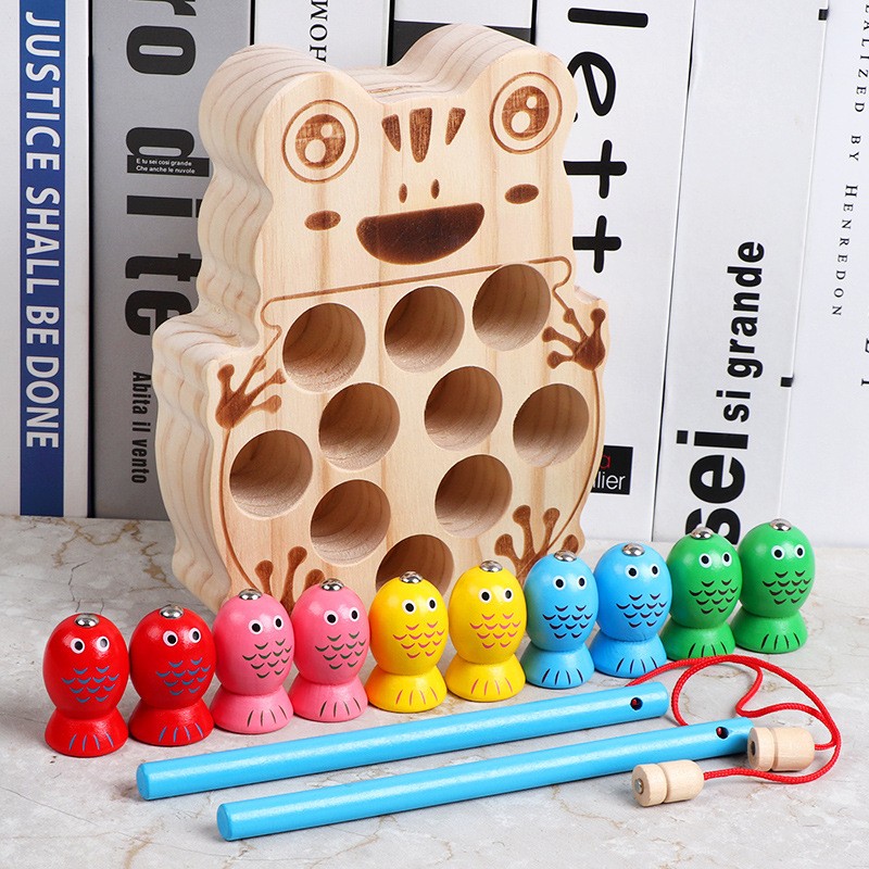 WANHUA wooden stacking toys toddler balancing montessori toys for baby