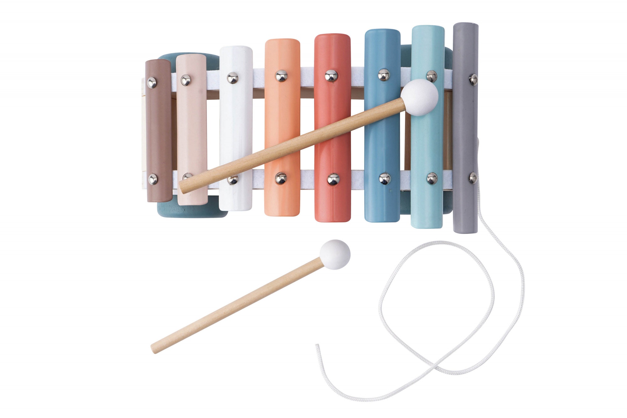 Personalised Musical Pull Along Toy instrument educational toys oem wooden xylophone