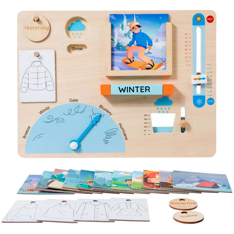WANHUA montessori wood busy activity board for children early educational toy for baby