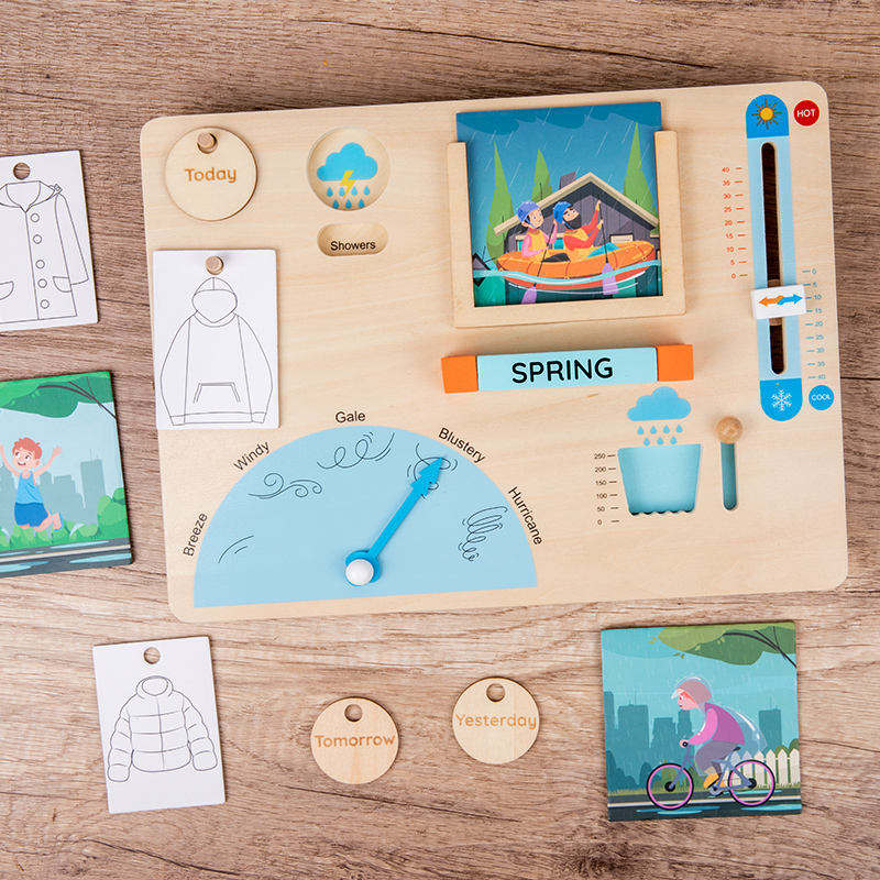 WANHUA montessori wood busy activity board for children early educational toy for baby
