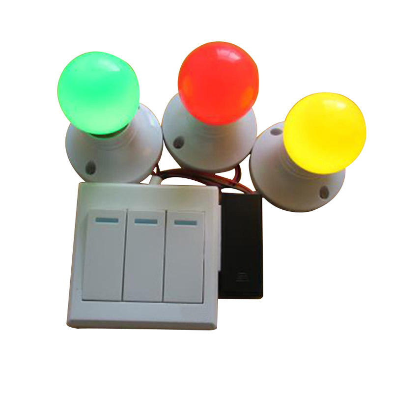 WANHUA DIY wooden switch led light busy board baby busy board for toddlers