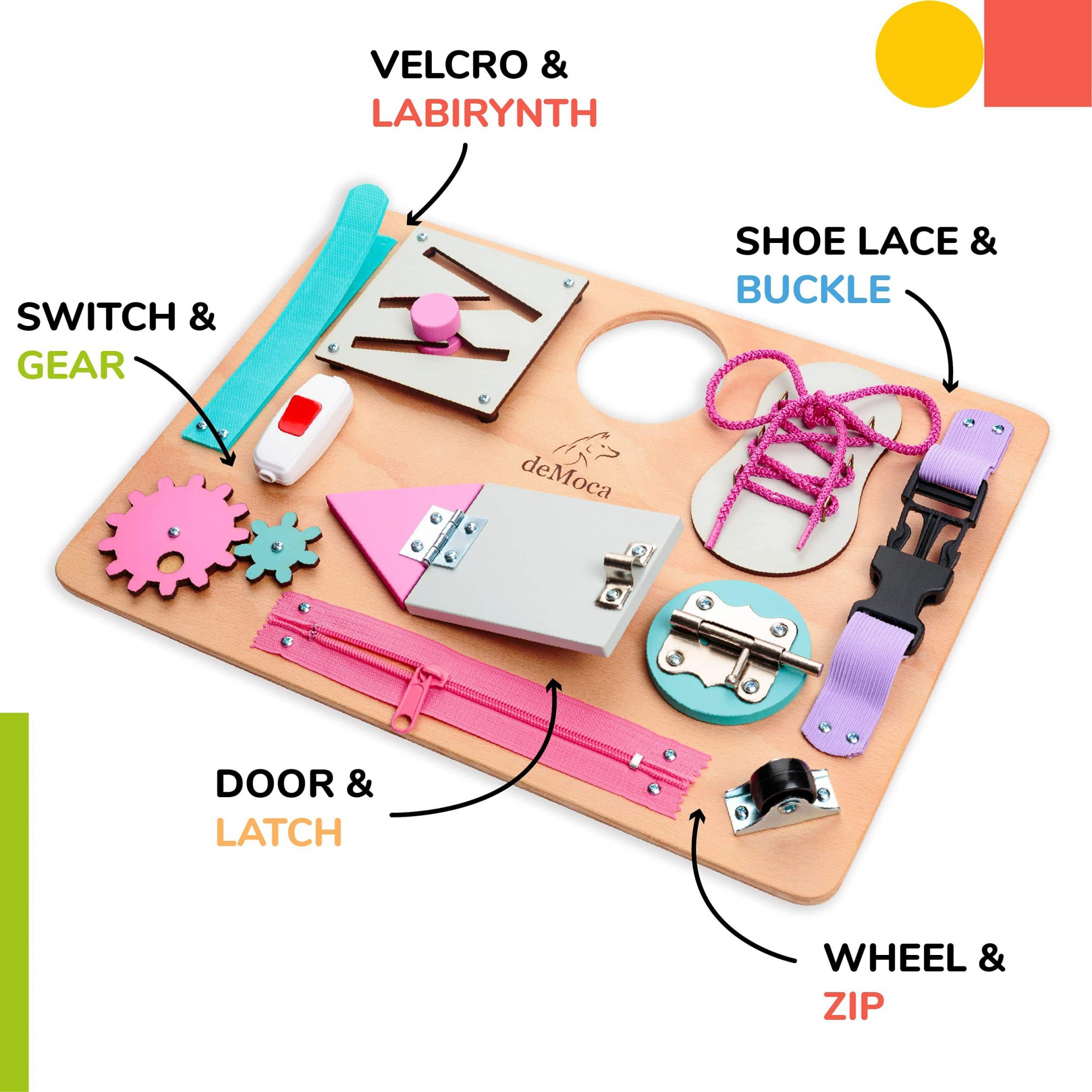 WANHUA children busy board montessori baby toy travel busy board montessori toys for toddlers