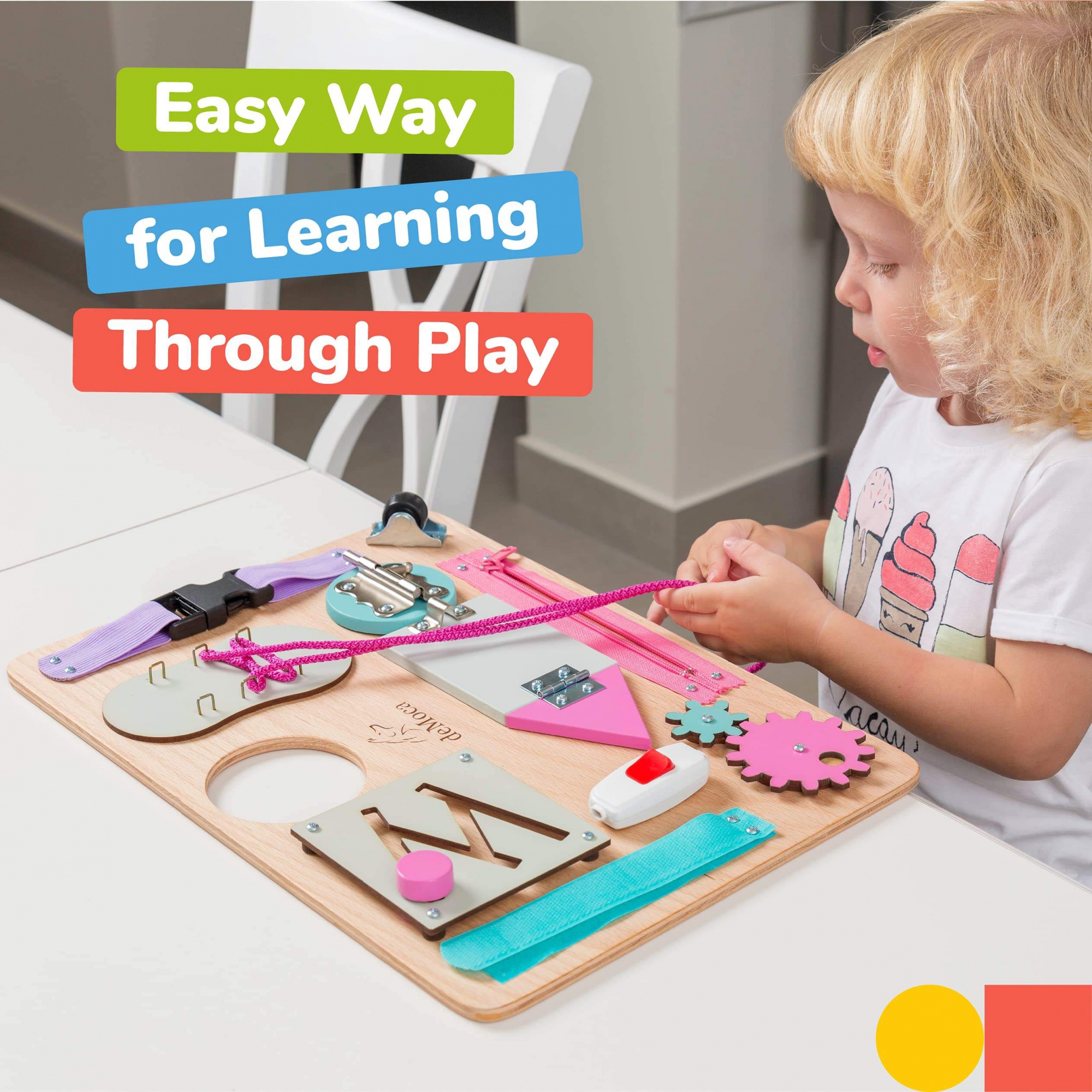 WANHUA children busy board montessori baby toy travel busy board montessori toys for toddlers